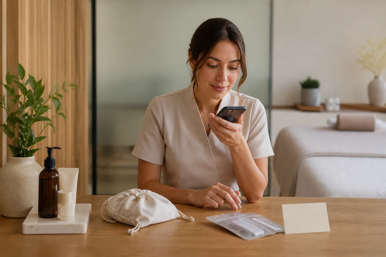 Aftercare and rebooking — Treatments run on cycles, and nobody remembers when a check-in or the next session is due.
