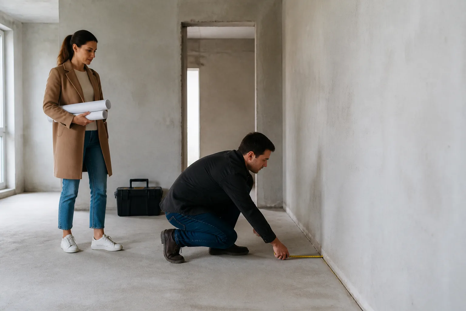 STEP 02 · Measure booking：No visit, no accurate quote